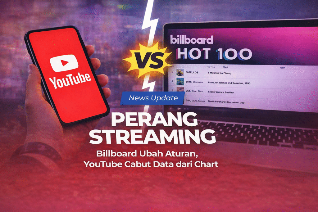 YouTube tarik data Billboard