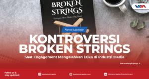 article Diskusi publik di media digital terkait kontroversi Broken Strings dan dinamika engagement