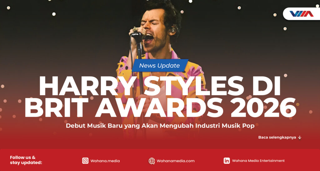Harry Styles tampil di panggung BRIT Awards 2026 membawakan musik baru di hadapan penonton global