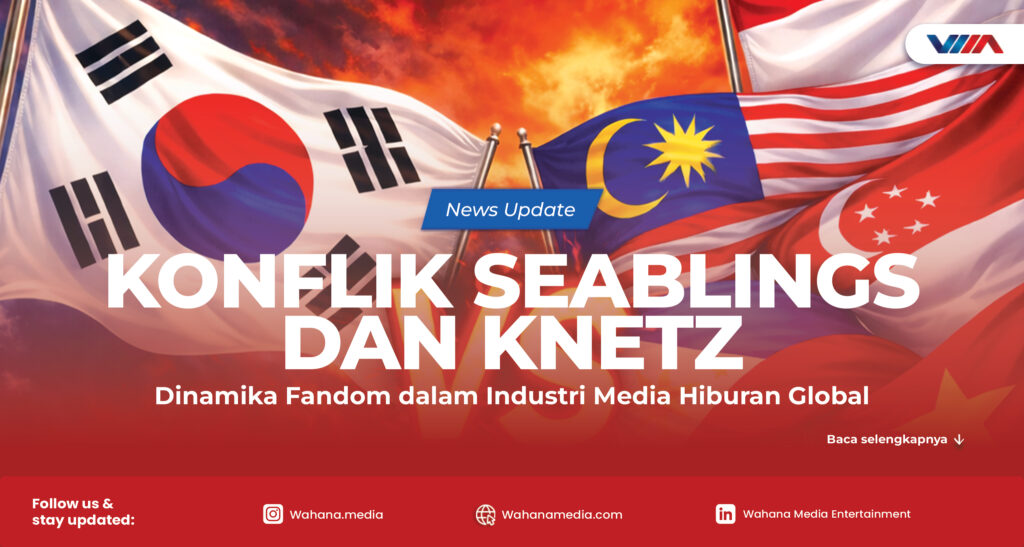 Ilustrasi konflik fandom Kpop antara SEAblings dan KNETZ di media sosial global