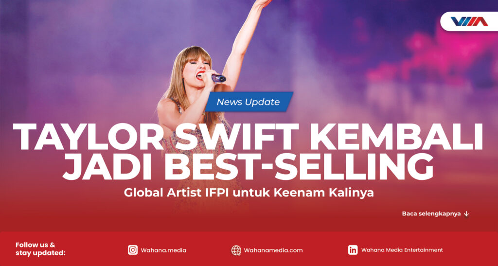 Taylor Swift tampil di konser dunia dengan pencapaian Best-Selling Global Artist IFPI