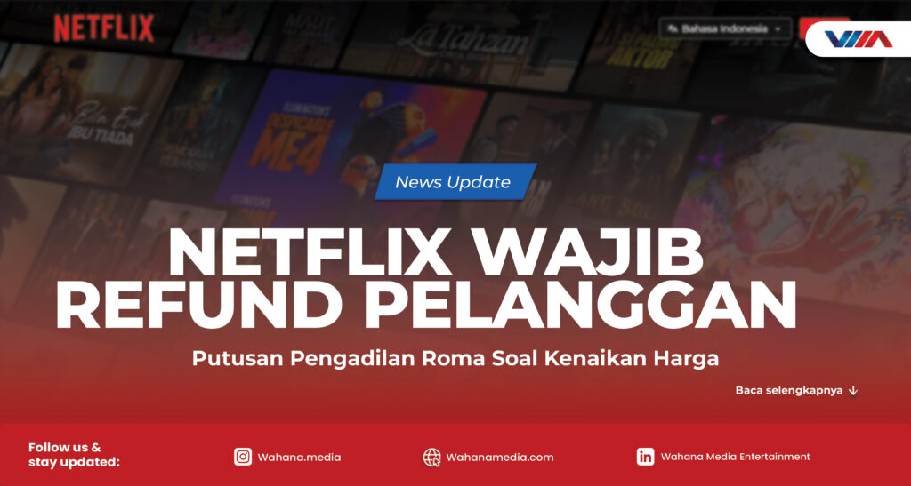 Ilustrasi Netflix menghadapi gugatan pelanggan terkait kenaikan harga langganan di Roma
