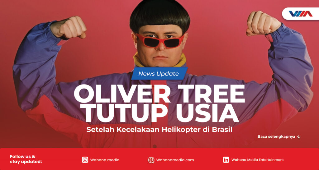 Oliver Tree Masuk Daftar Penumpang dalam Kecelakaan Dua Helikopter di Brasil Potret Oliver Tree dalam desain berita terkait kabar kecelakaan helikopter di Brasil.