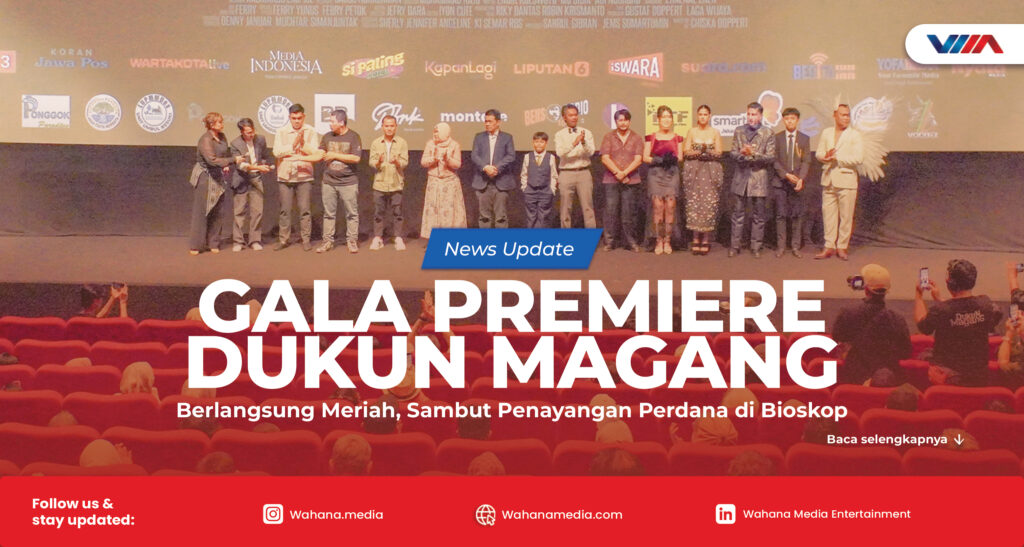 Gala premiere film Dukun Magang yang dihadiri para pemain, kru produksi, media, dan tamu undangan menjelang penayangan resmi film di bioskop Indonesia
