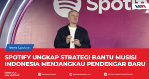 article Perwakilan Spotify bersama musisi Indonesia dalam acara Spotify Loud & Clear 2026 di Jakarta membahas dukungan bagi musisi lokal.