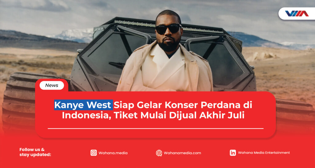 Kanye West tampil dalam rangkaian Ye Live Concert Tour 2026 dengan konsep panggung imersif berbentuk bola raksasa menjelang konser perdananya di Jakarta.
