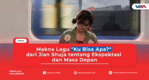 article Jian Shuja membawakan lagu Ku Bisa Apa?, sebuah single yang mengangkat tema ekspektasi, masa depan, dan pencarian jati diri anak muda.