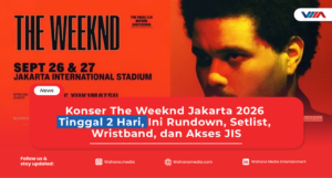 article The Weeknd akan tampil di Jakarta International Stadium pada 26–27 September 2026