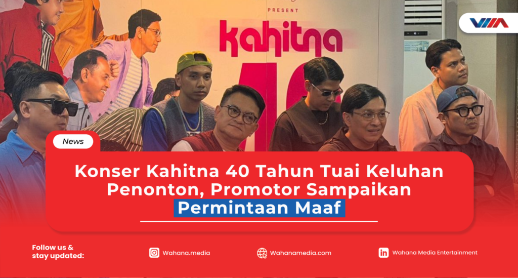 Konser Kahitna 40 Tahun Tuai Keluhan Penonton, Promotor Sampaikan Permintaan Maaf Konser Kahitna 40 Tahun di NICE PIK 2 yang dihadiri ribuan penonton