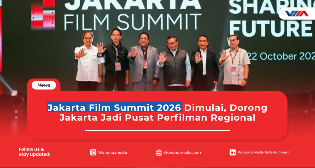 Jakarta Film Summit 2026 Dimulai, Dorong Jakarta Jadi Pusat Perfilman Regional Pembukaan Jakarta Film Summit 2026 oleh Gubernur DKI Jakarta Pramono Anung di Park Hyatt Jakarta pada 20 Oktober 2026.
