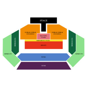Syahrini Gelar Konser Aku Kembali, Harga Tiket Termahal Tembus Rp35 Juta concert map